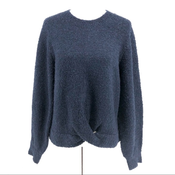 Joie Sweaters - Joie Midnight Stavan Metallic Long Sleeve Sweater